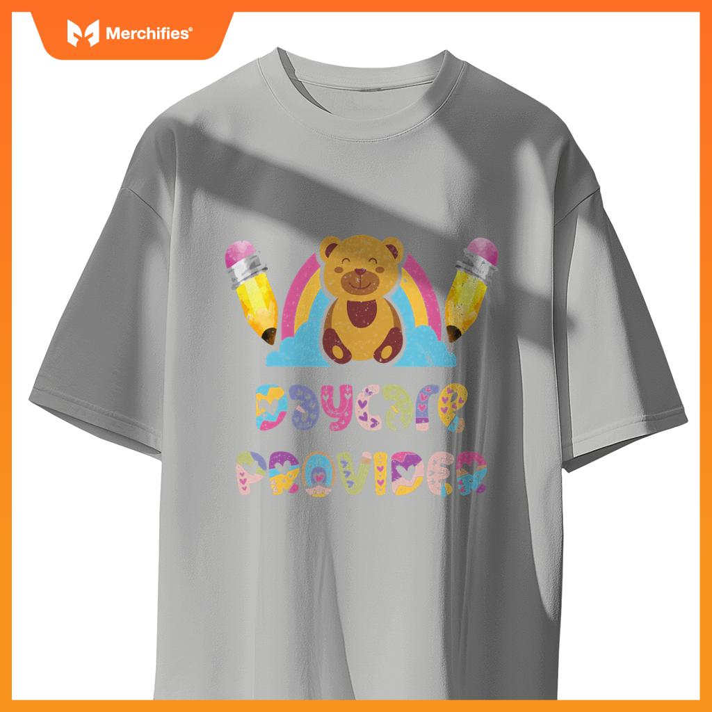 Daycare provider bear day care provider teacher rainbow