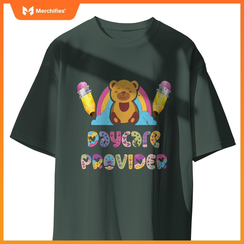 Daycare provider bear day care provider teacher rainbow