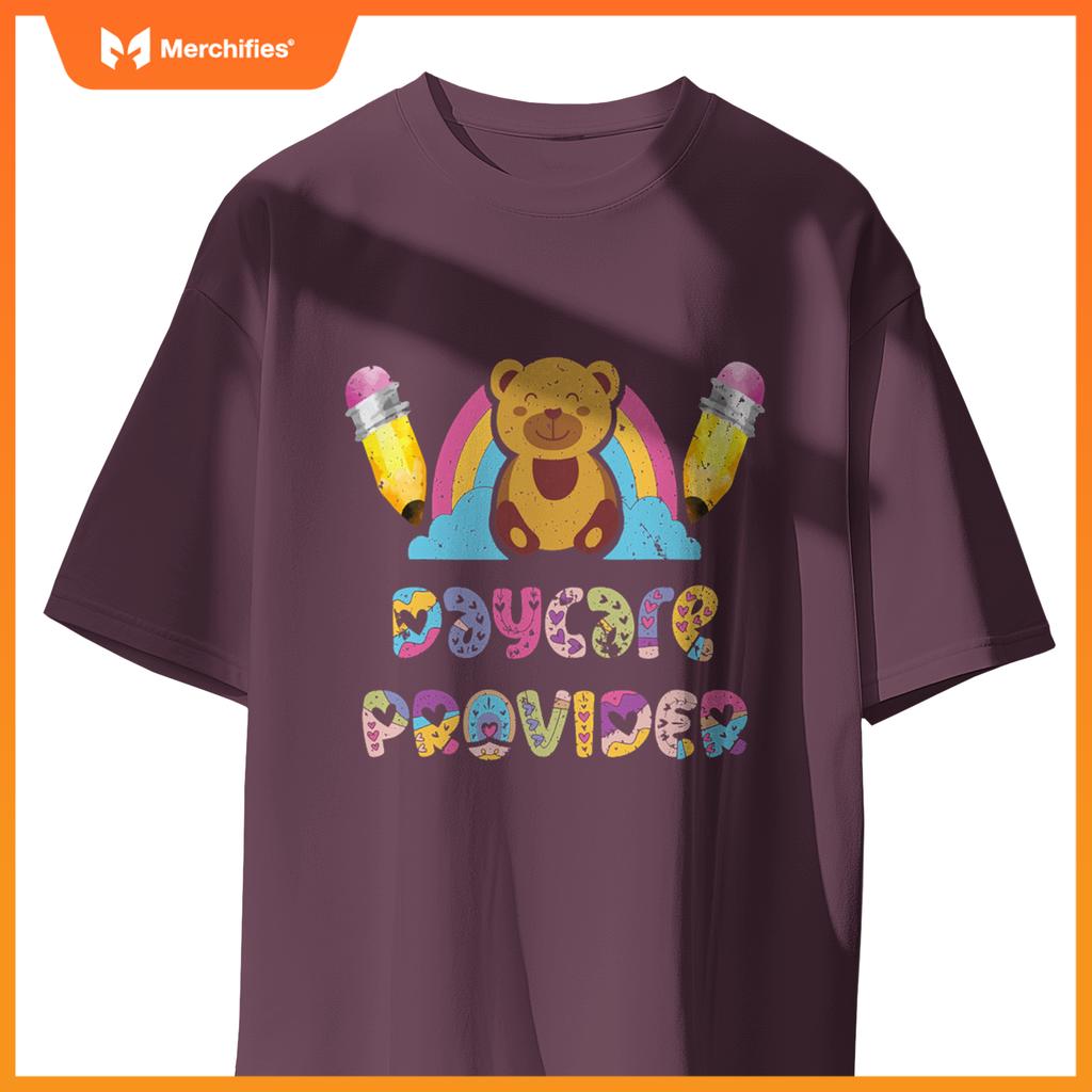 Daycare provider bear day care provider teacher rainbow