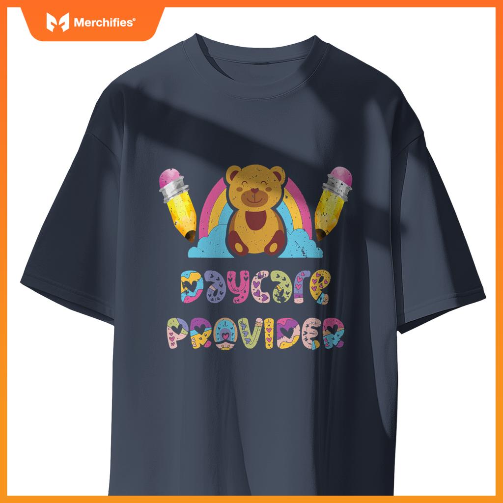 Daycare provider bear day care provider teacher rainbow