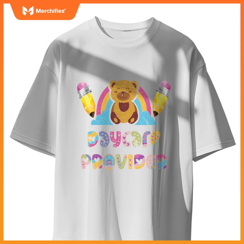 Daycare provider bear day care provider teacher rainbow