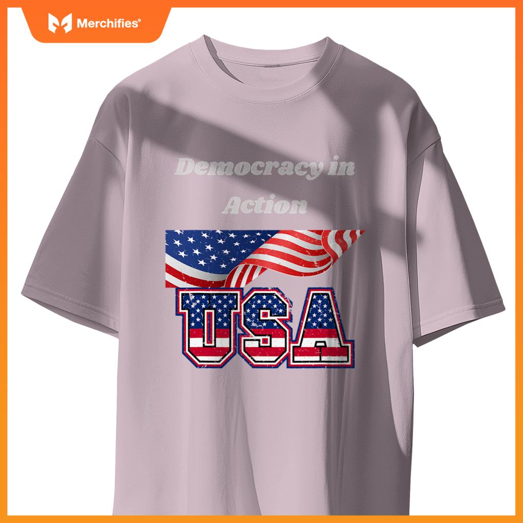 democracy in action - usa patriotic T-Shirt