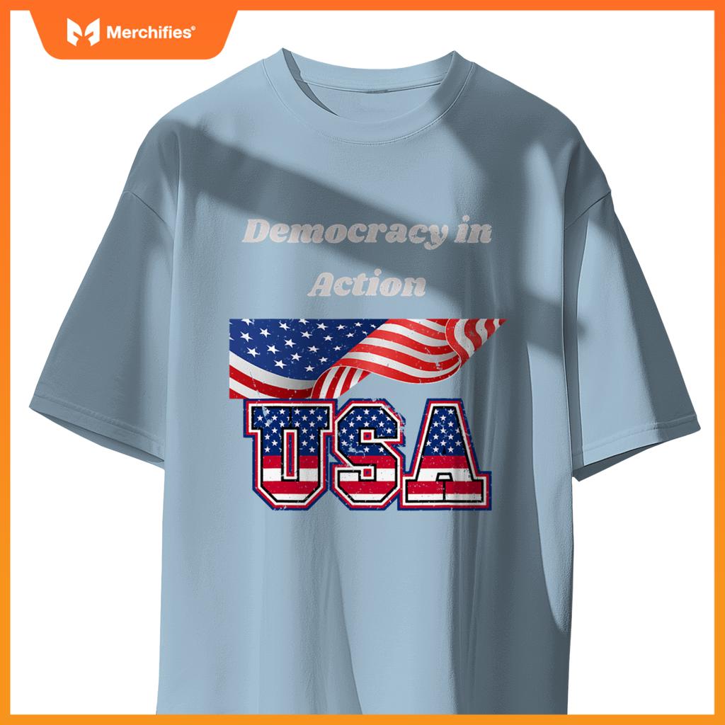 democracy in action - usa patriotic T-Shirt