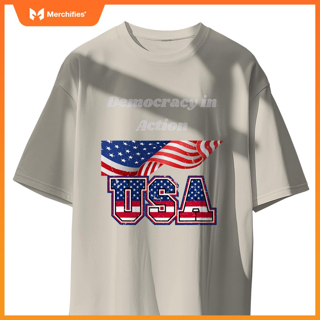 democracy in action - usa patriotic T-Shirt