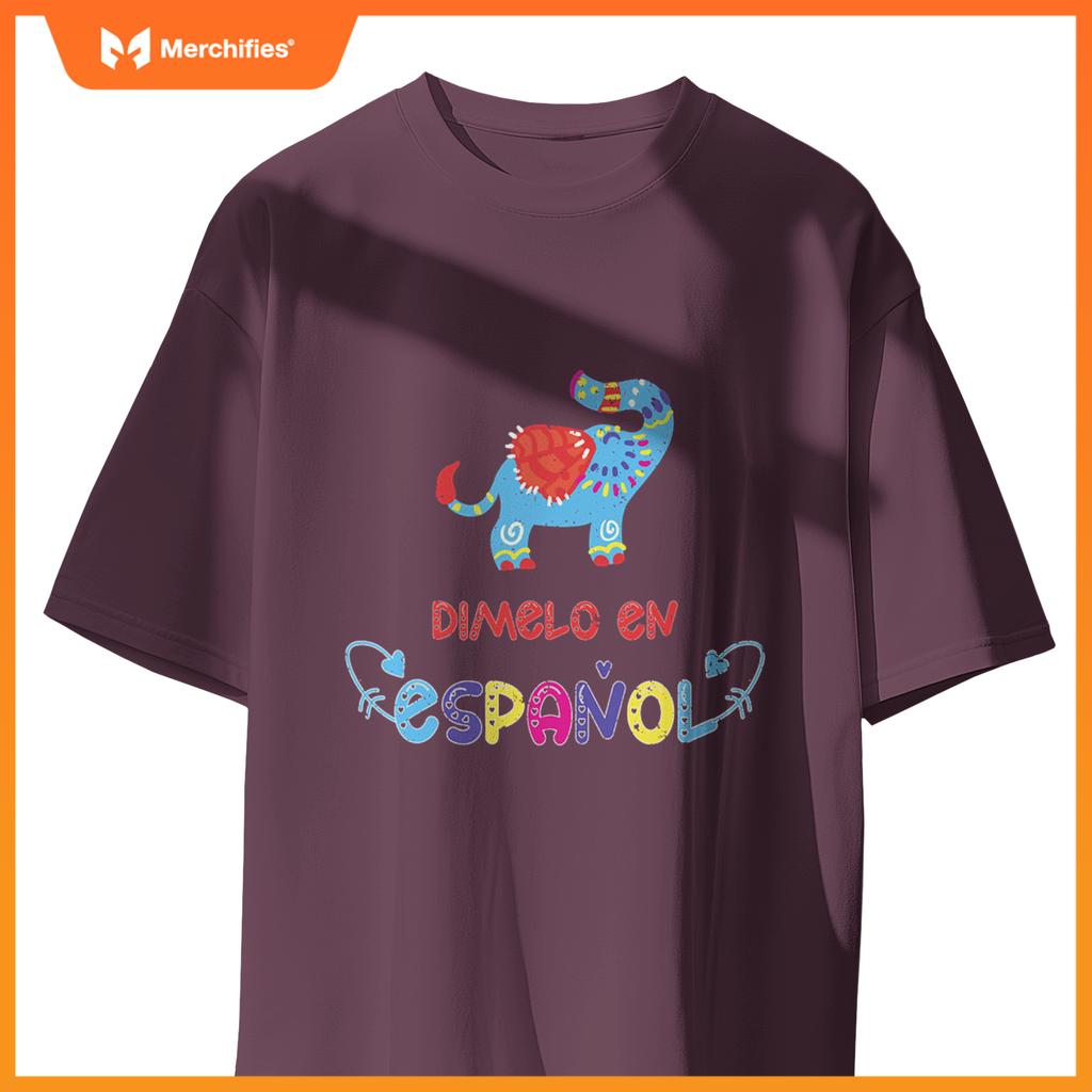 Dimelo en espanol cute elephant spanish teacher maestra