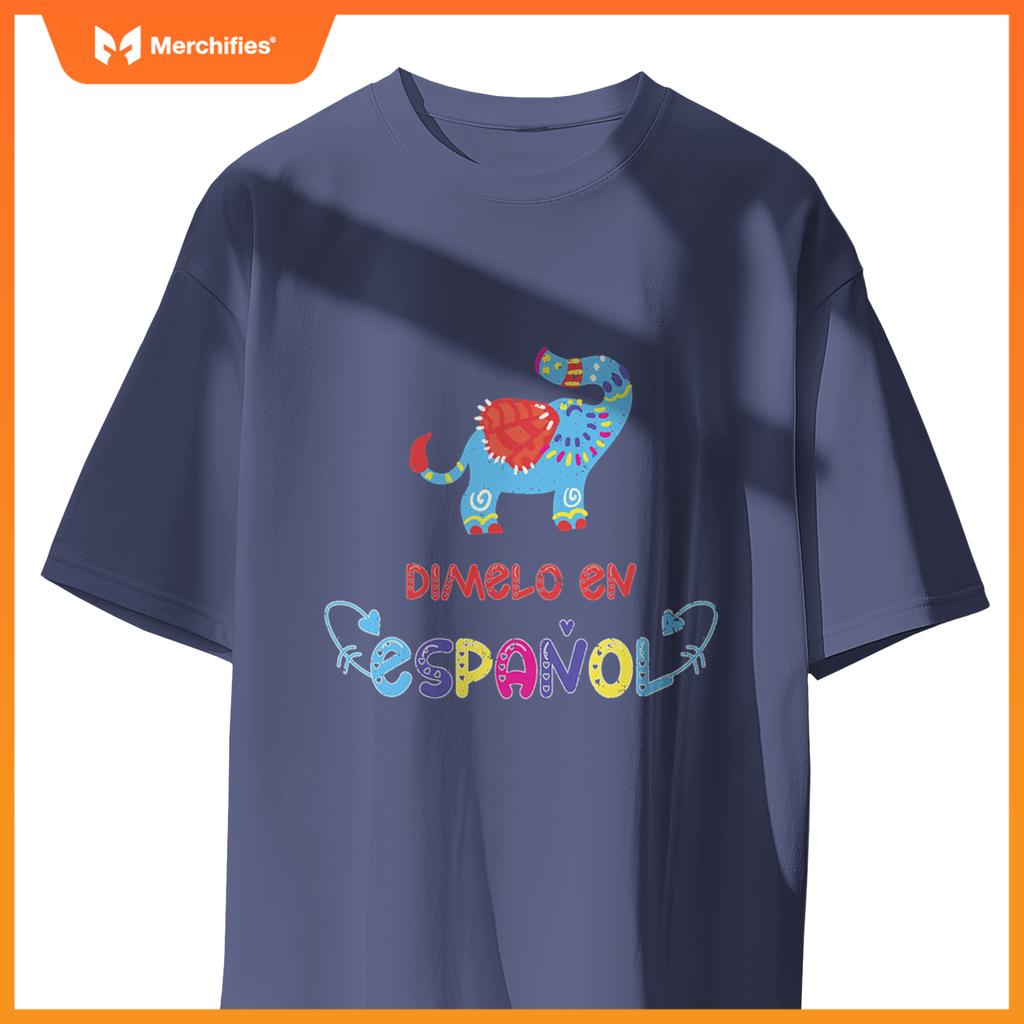 Dimelo en espanol cute elephant spanish teacher maestra