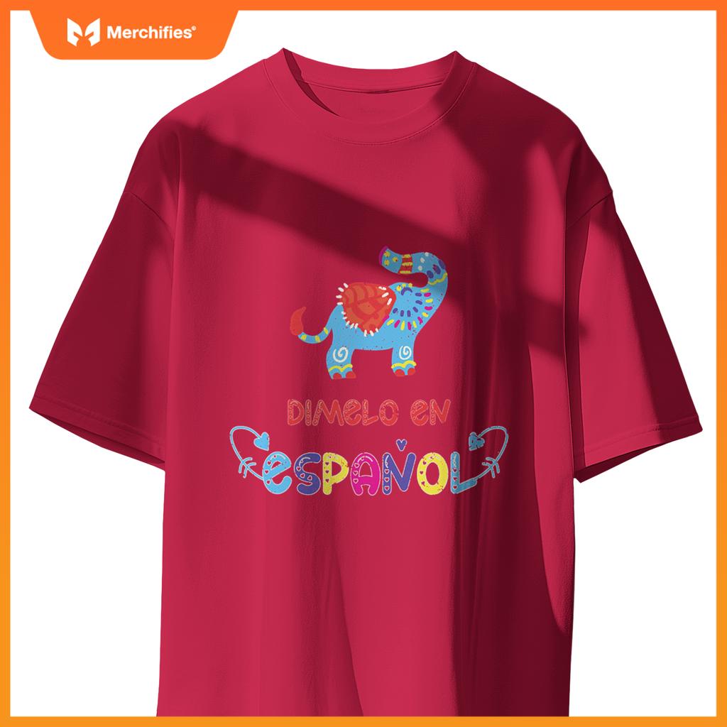 Dimelo en espanol cute elephant spanish teacher maestra