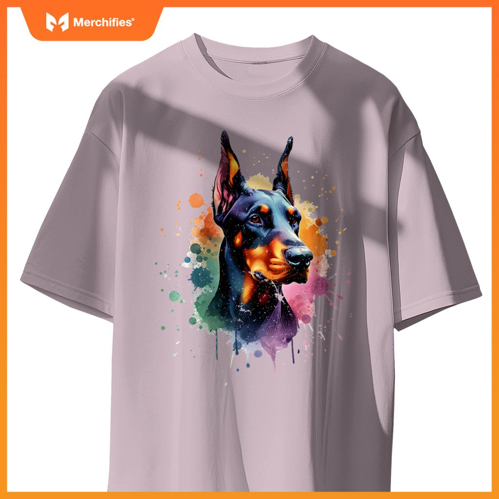 Doberman Pinscher Dog Artwork T-Shirt