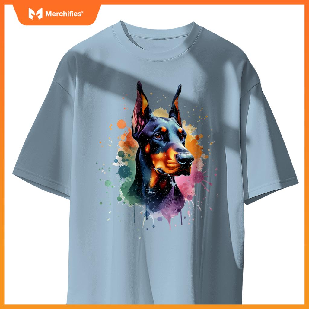 Doberman Pinscher Dog Artwork T-Shirt