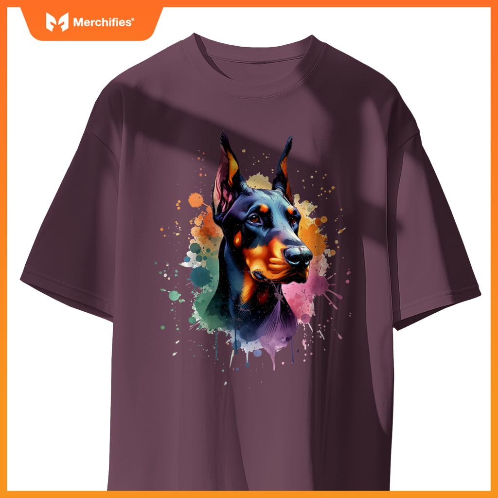 Doberman Pinscher Dog Artwork T-Shirt