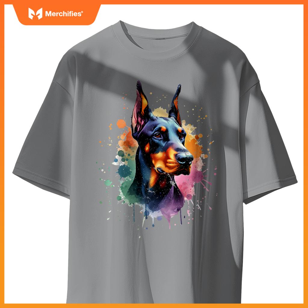 Doberman Pinscher Dog Artwork T-Shirt