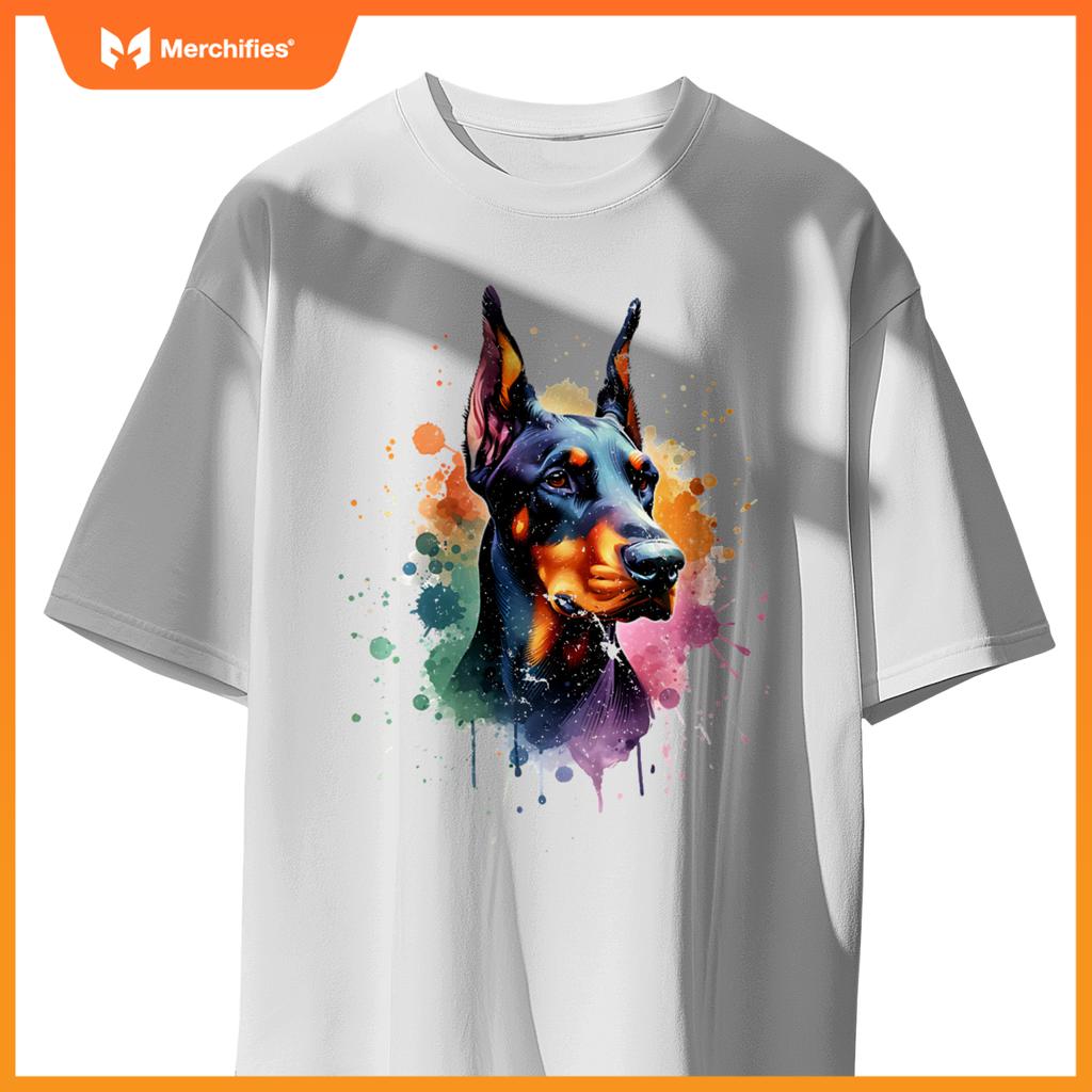 Doberman Pinscher Dog Artwork T-Shirt