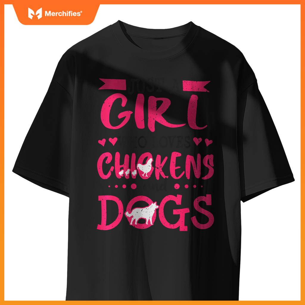 Dog Chicken Mom  Farmer Women Wife Christmas  Pullover T-Shirt