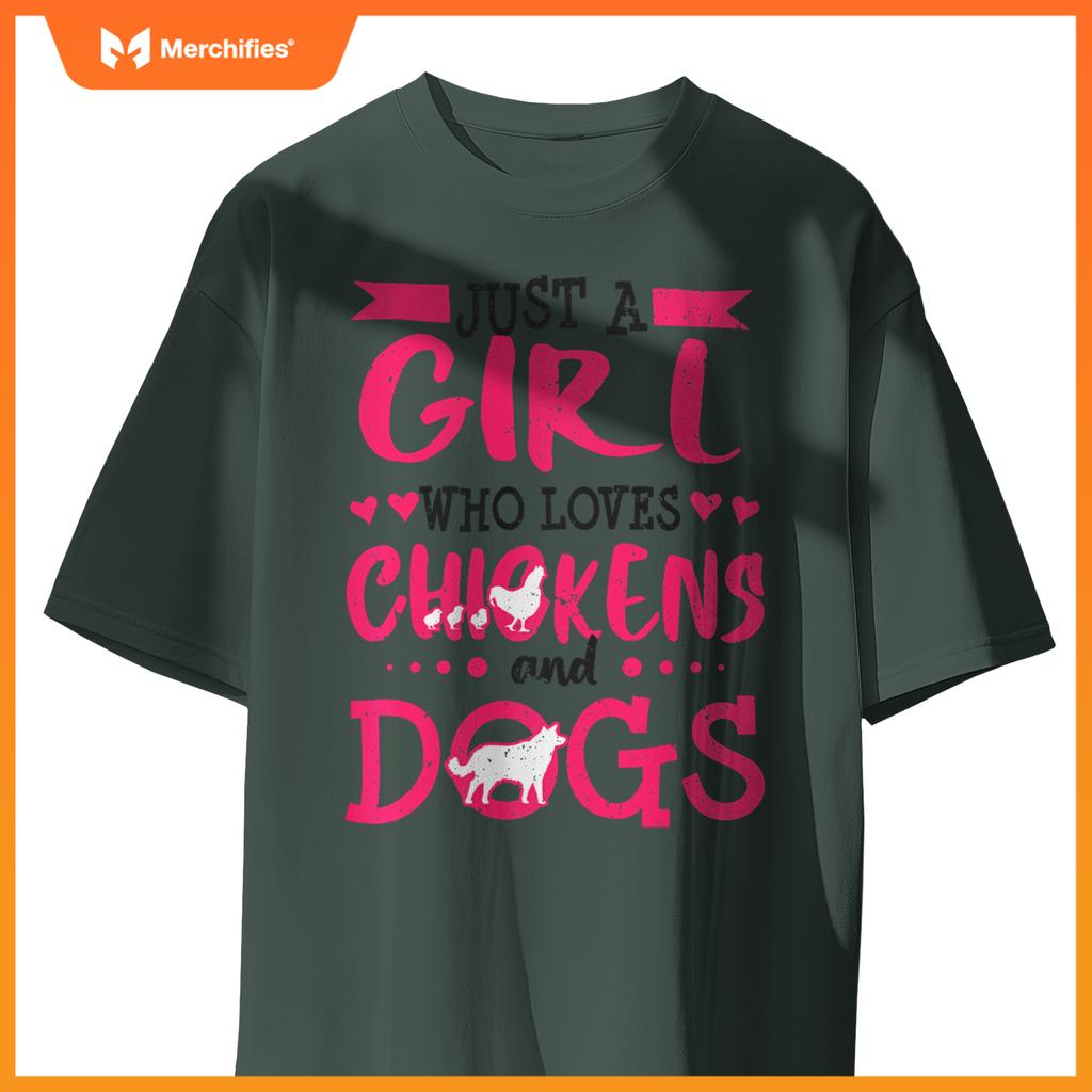 Dog Chicken Mom  Farmer Women Wife Christmas  Pullover T-Shirt
