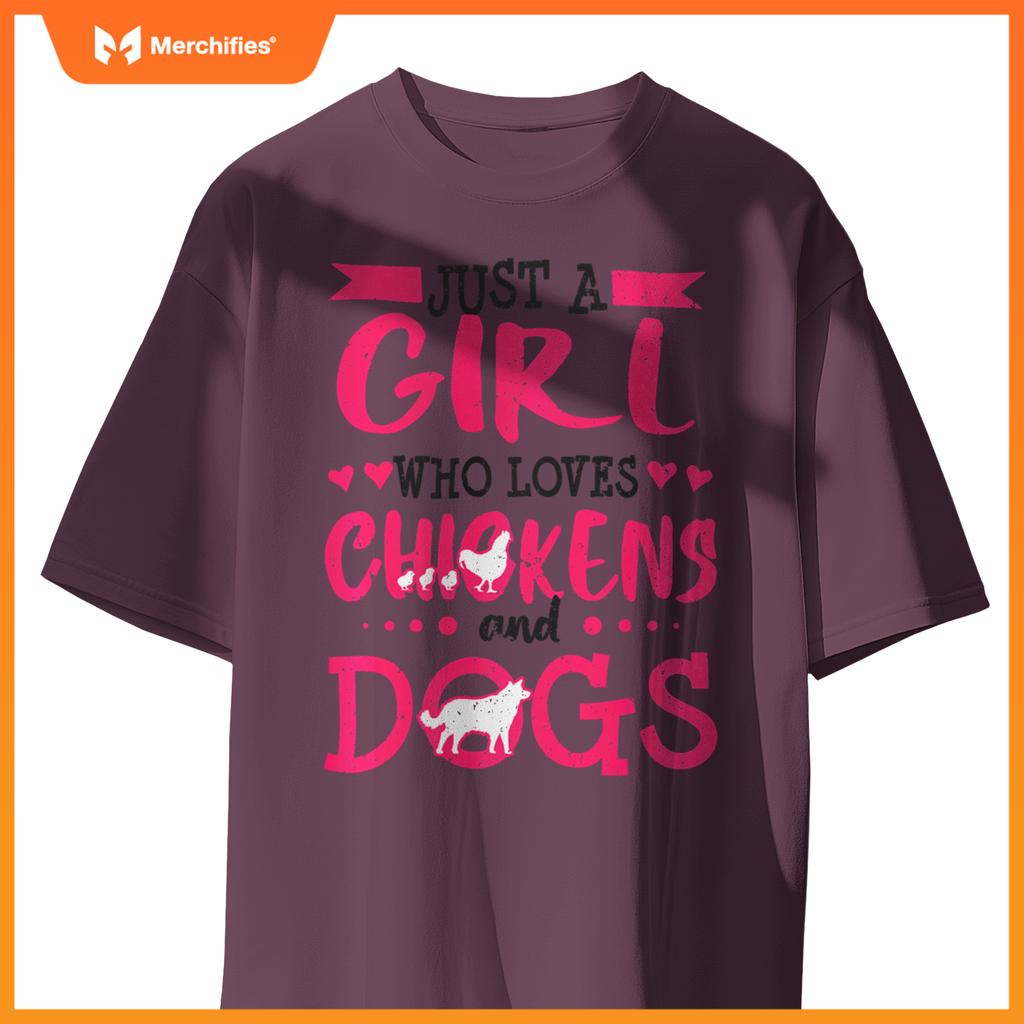 Dog Chicken Mom  Farmer Women Wife Christmas  Pullover T-Shirt