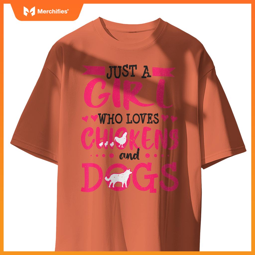 Dog Chicken Mom  Farmer Women Wife Christmas  Pullover T-Shirt