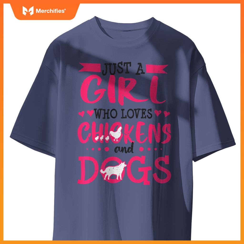 Dog Chicken Mom  Farmer Women Wife Christmas  Pullover T-Shirt