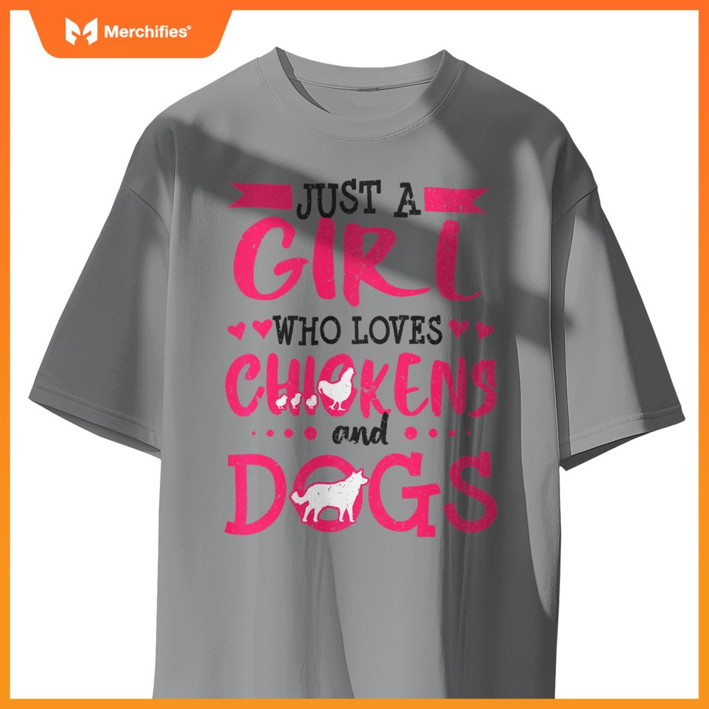 Dog Chicken Mom  Farmer Women Wife Christmas  Pullover T-Shirt