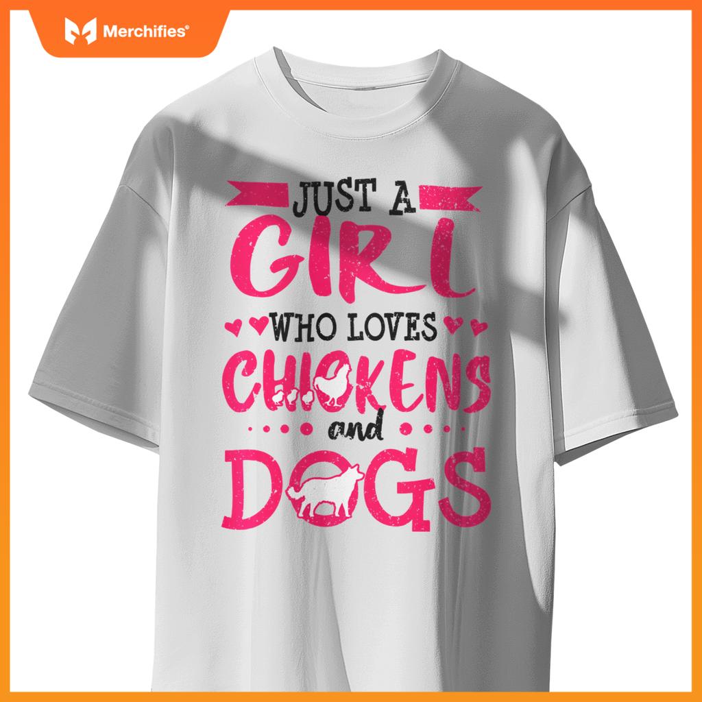 Dog Chicken Mom  Farmer Women Wife Christmas  Pullover T-Shirt