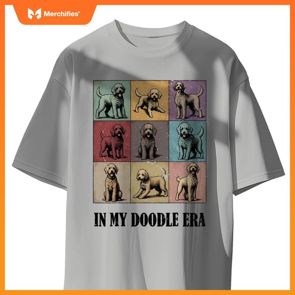 Dog Lovers Guote In My Golden Doodle Era Cool Women T-Shirt