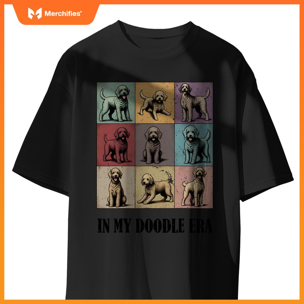Dog Lovers Guote In My Golden Doodle Era Cool Women T-Shirt