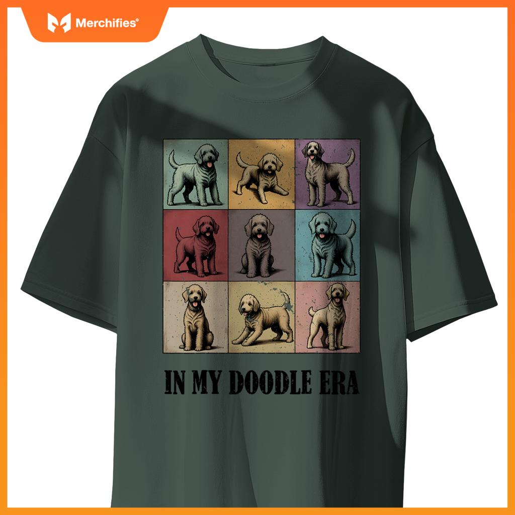 Dog Lovers Guote In My Golden Doodle Era Cool Women T-Shirt