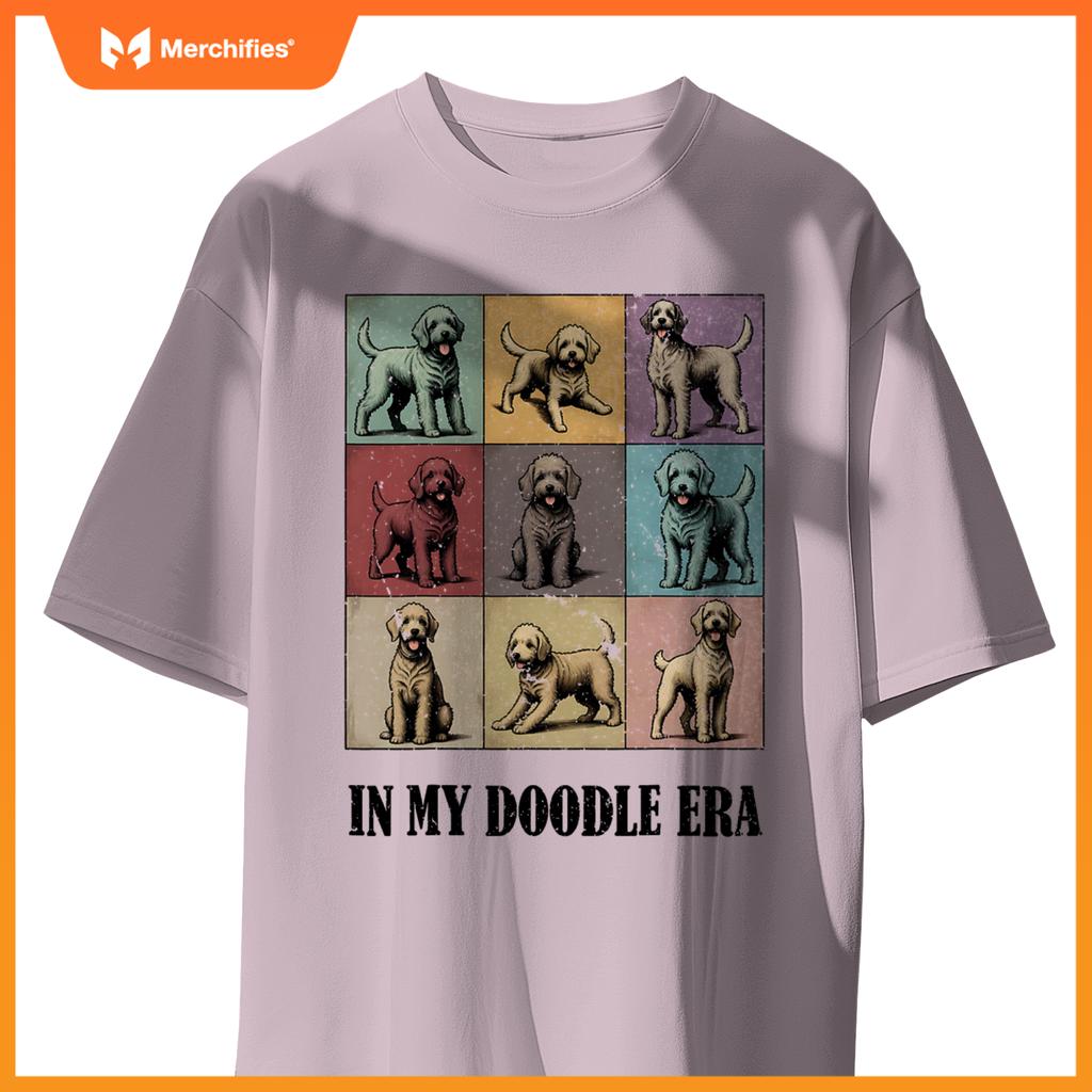 Dog Lovers Guote In My Golden Doodle Era Cool Women T-Shirt