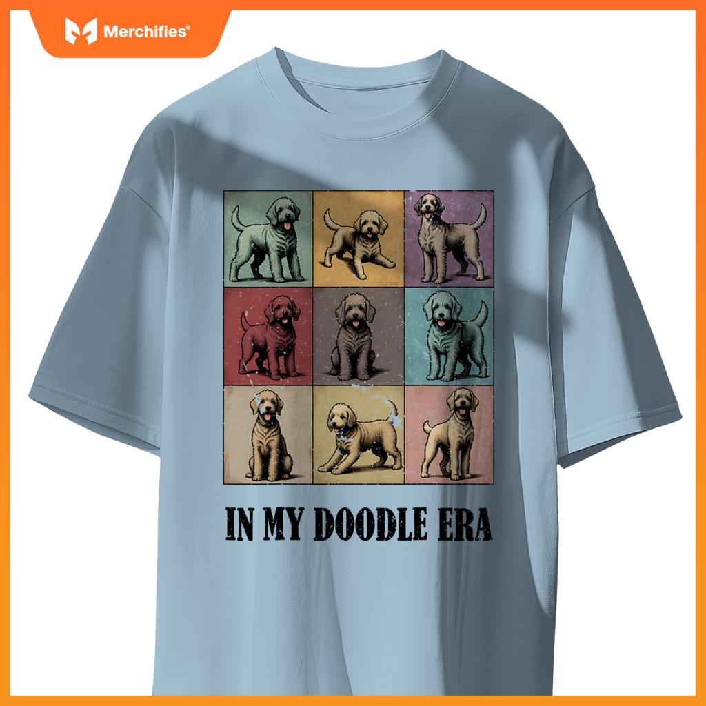 Dog Lovers Guote In My Golden Doodle Era Cool Women T-Shirt