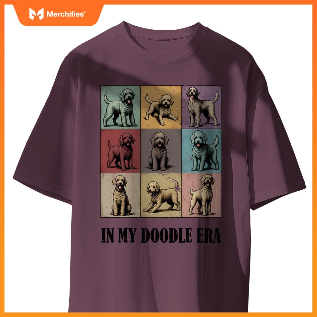 Dog Lovers Guote In My Golden Doodle Era Cool Women T-Shirt