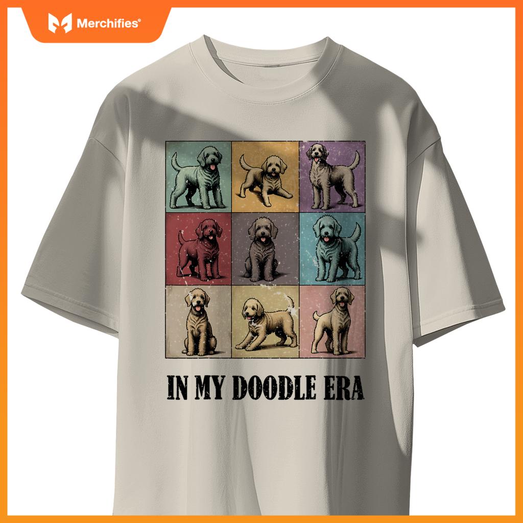 Dog Lovers Guote In My Golden Doodle Era Cool Women T-Shirt