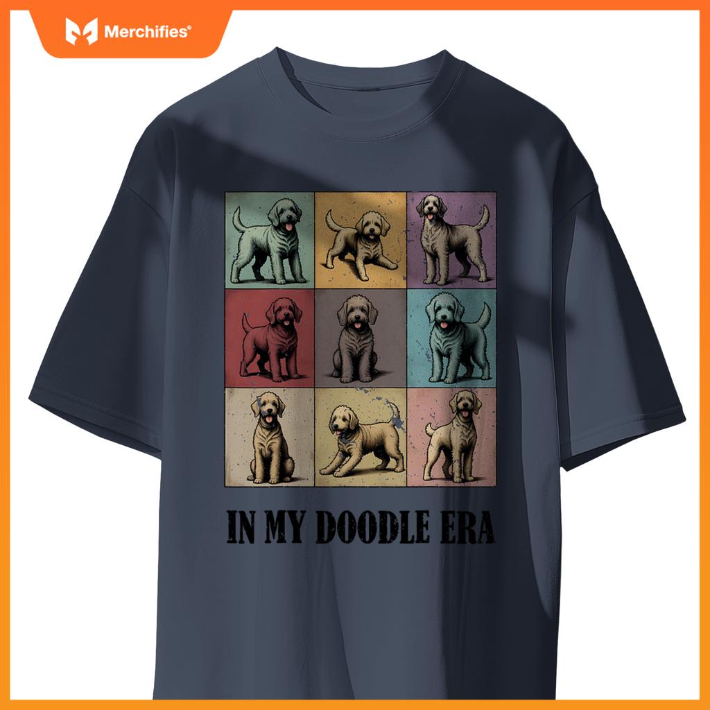 Dog Lovers Guote In My Golden Doodle Era Cool Women T-Shirt