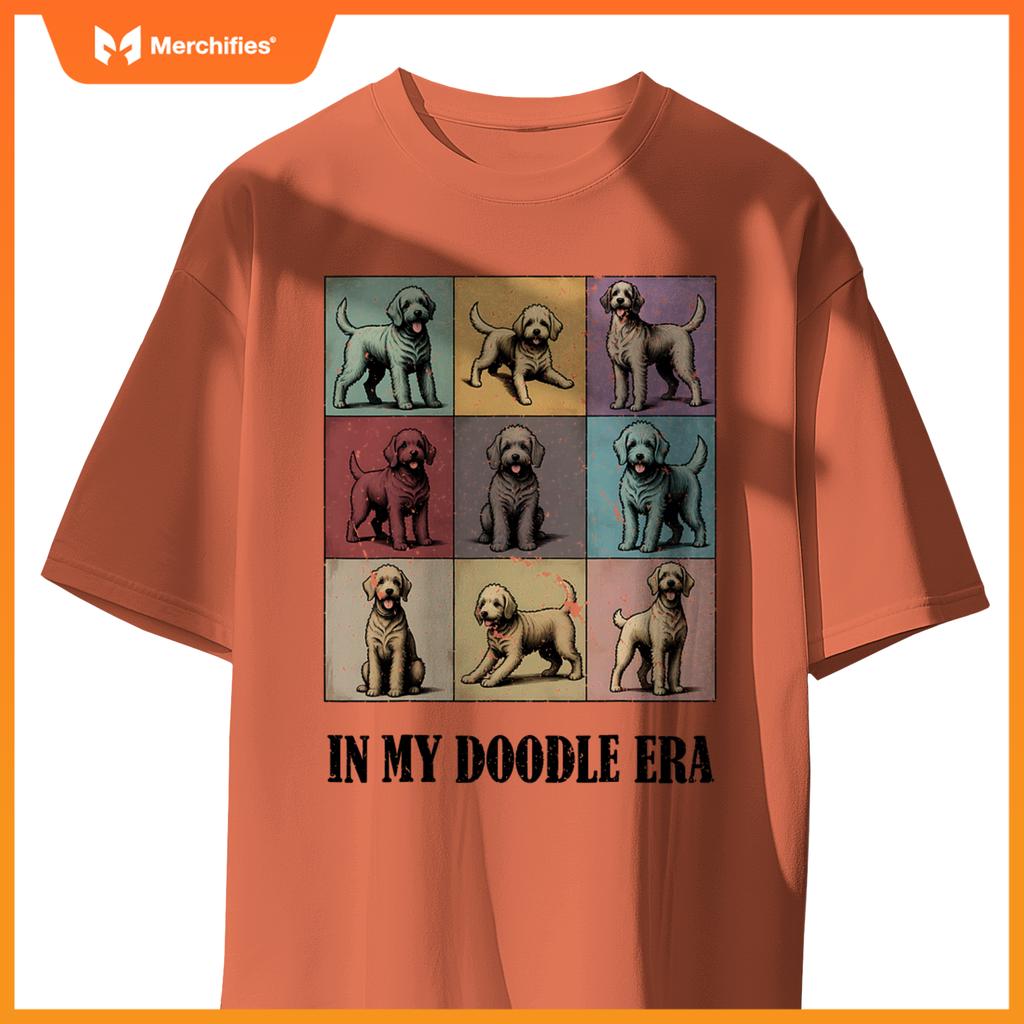Dog Lovers Guote In My Golden Doodle Era Cool Women T-Shirt