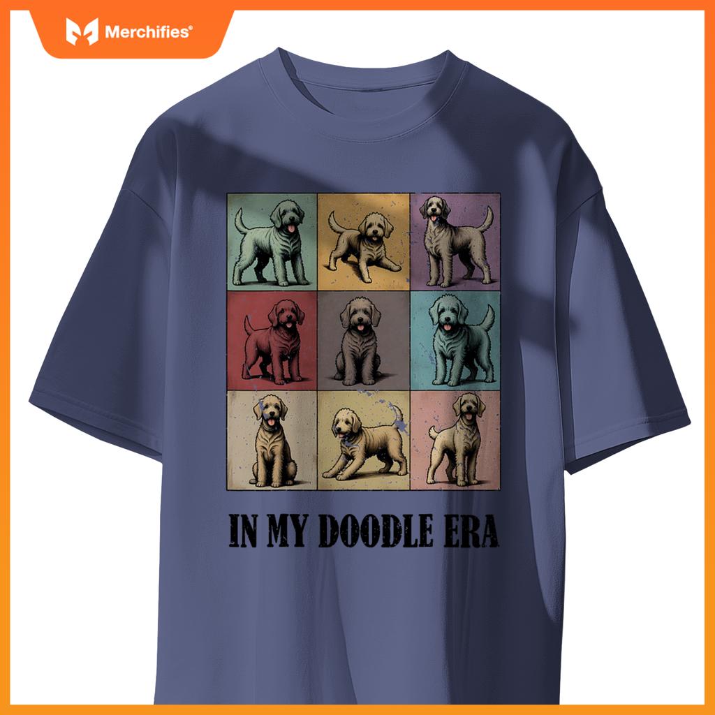 Dog Lovers Guote In My Golden Doodle Era Cool Women T-Shirt