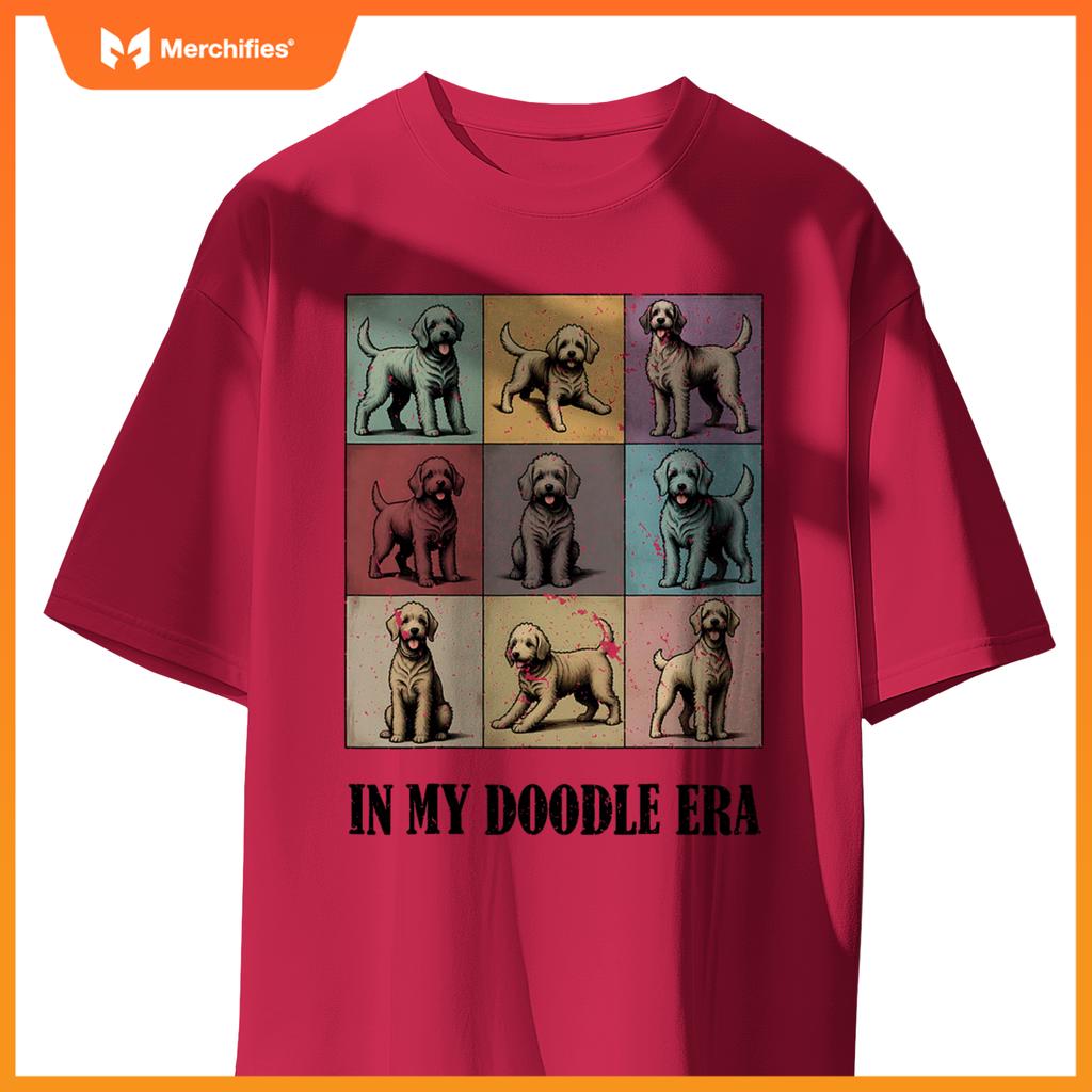 Dog Lovers Guote In My Golden Doodle Era Cool Women T-Shirt