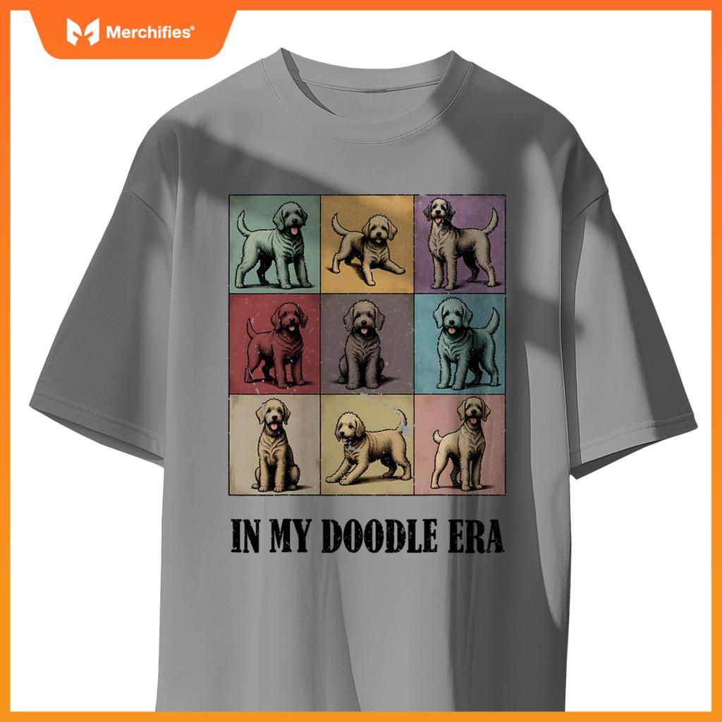 Dog Lovers Guote In My Golden Doodle Era Cool Women T-Shirt