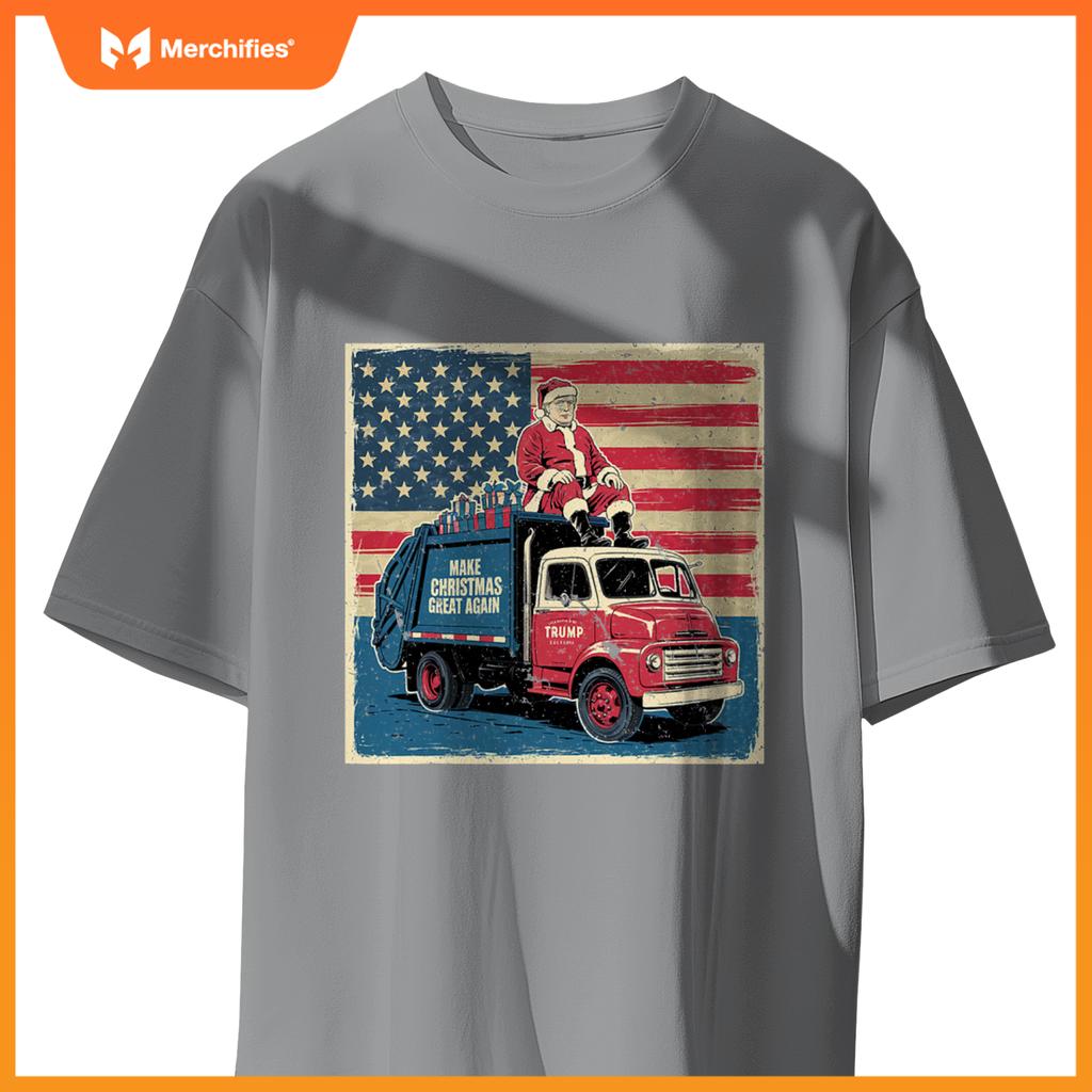 Donald Trump Xmas Truck Make Christmas Great Again T-Shirt