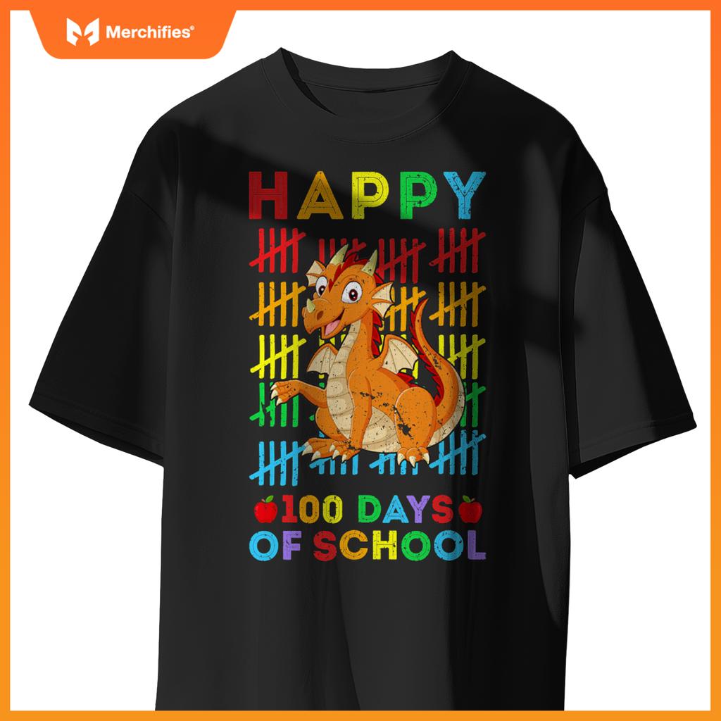 Dragon lovers teacher student happy 100 days of school