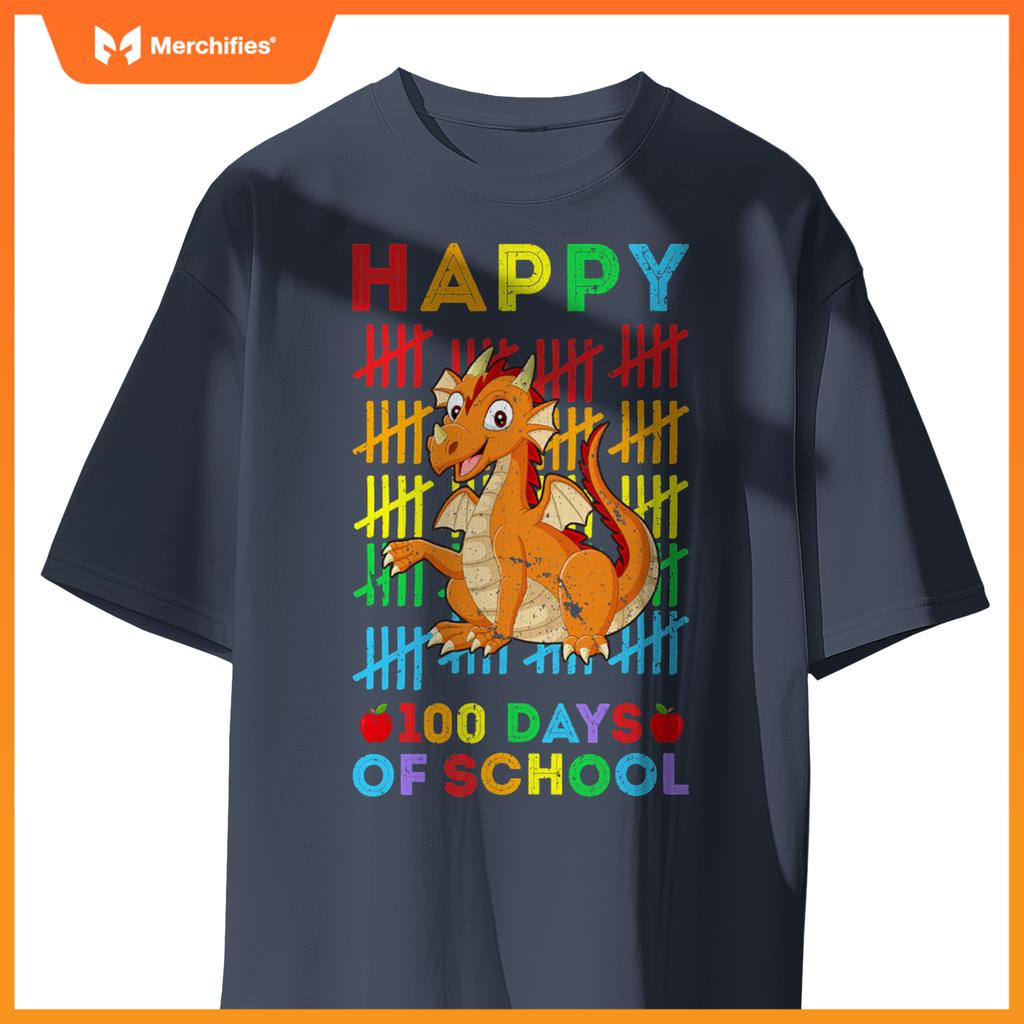 Dragon lovers teacher student happy 100 days of school