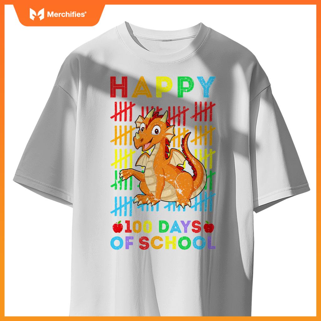 Dragon lovers teacher student happy 100 days of school