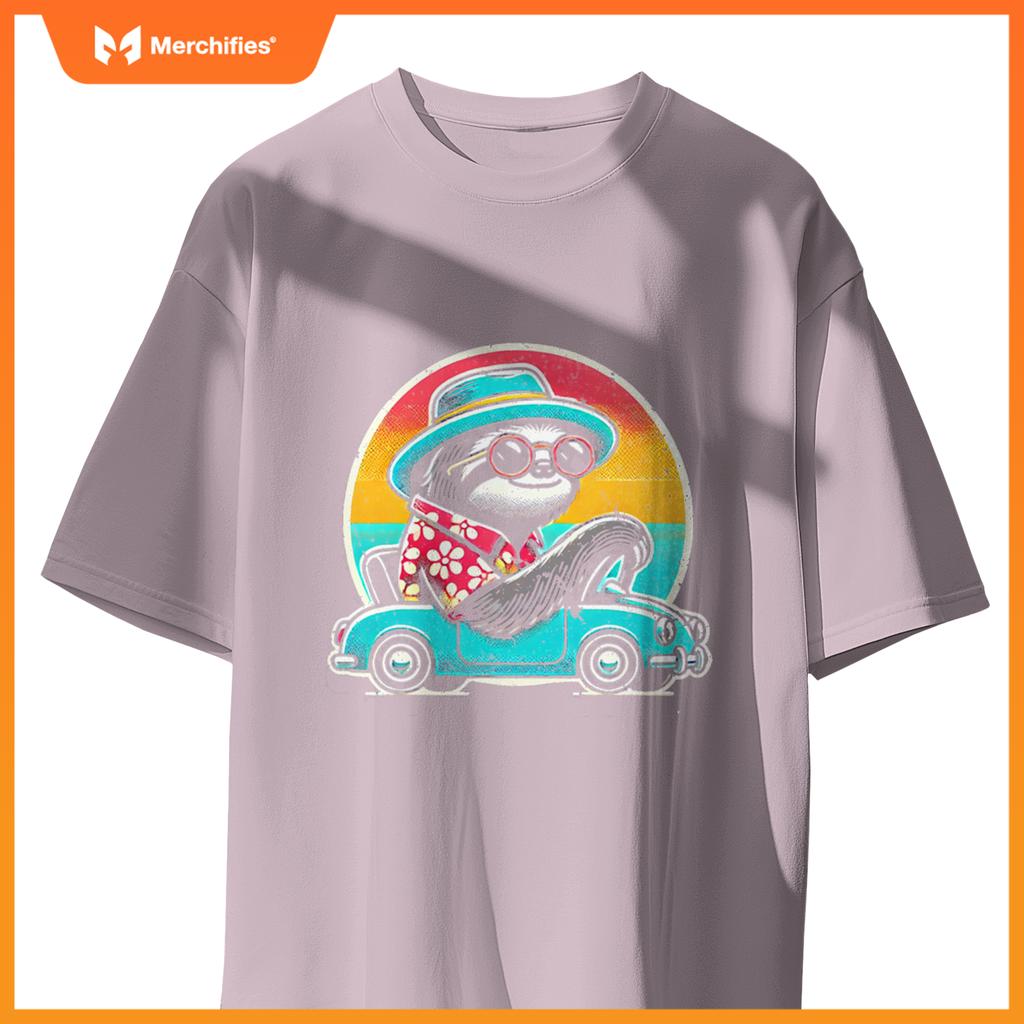 Driving Licence Sloth Car Driving T-Shirt