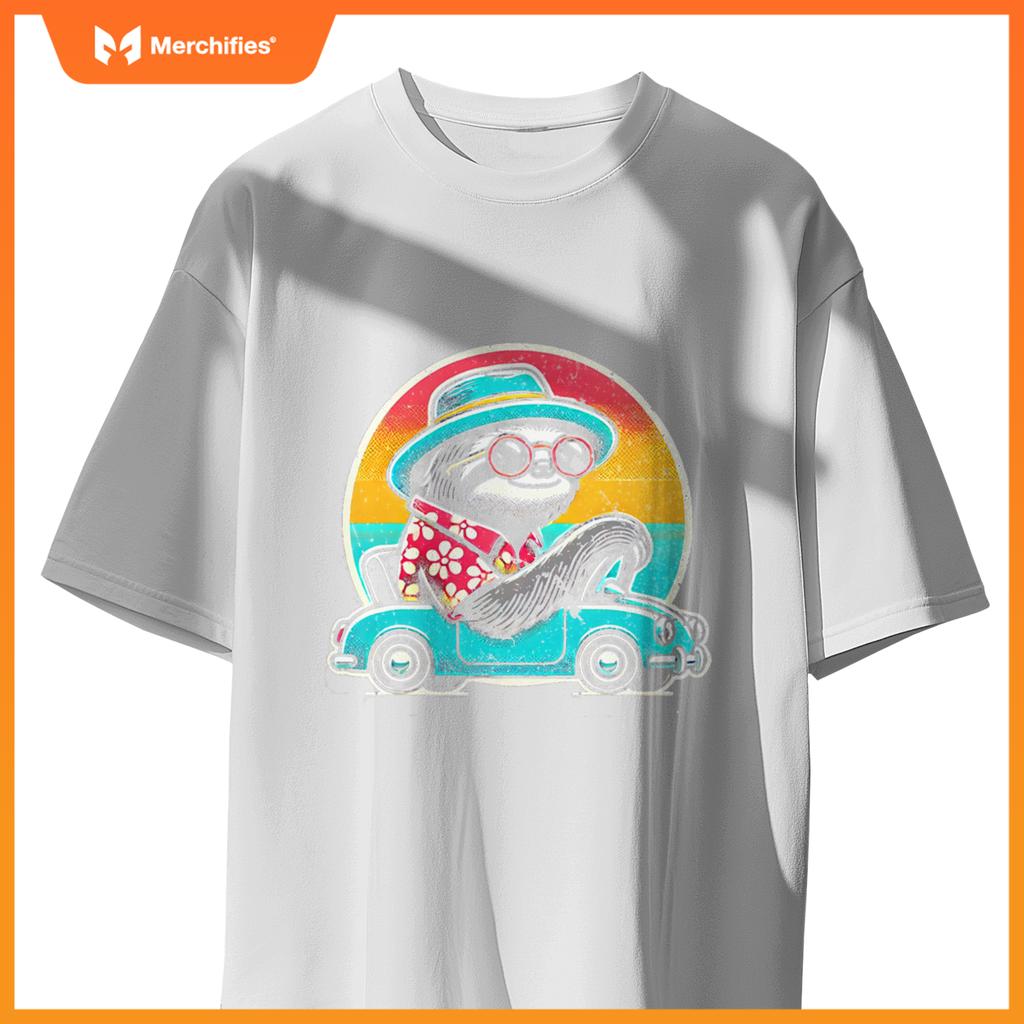 Driving Licence Sloth Car Driving T-Shirt