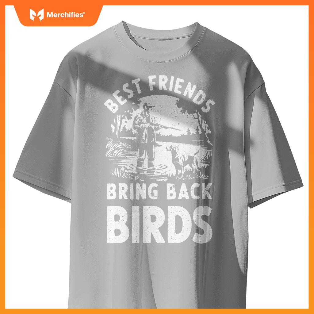 Duck Hunting Dog  Mens Mallard Hunter Waterfowl Patriot T-Shirt