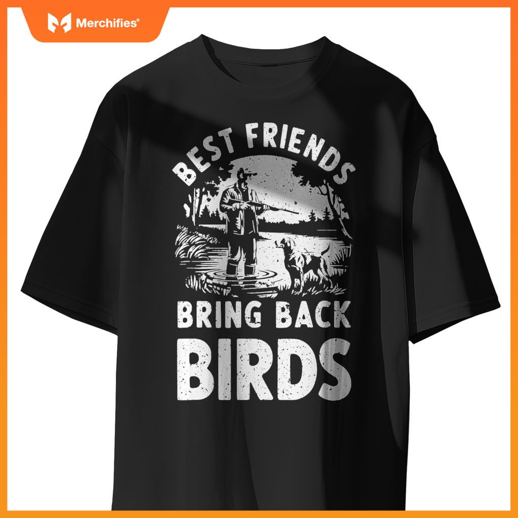 Duck Hunting Dog  Mens Mallard Hunter Waterfowl Patriot T-Shirt