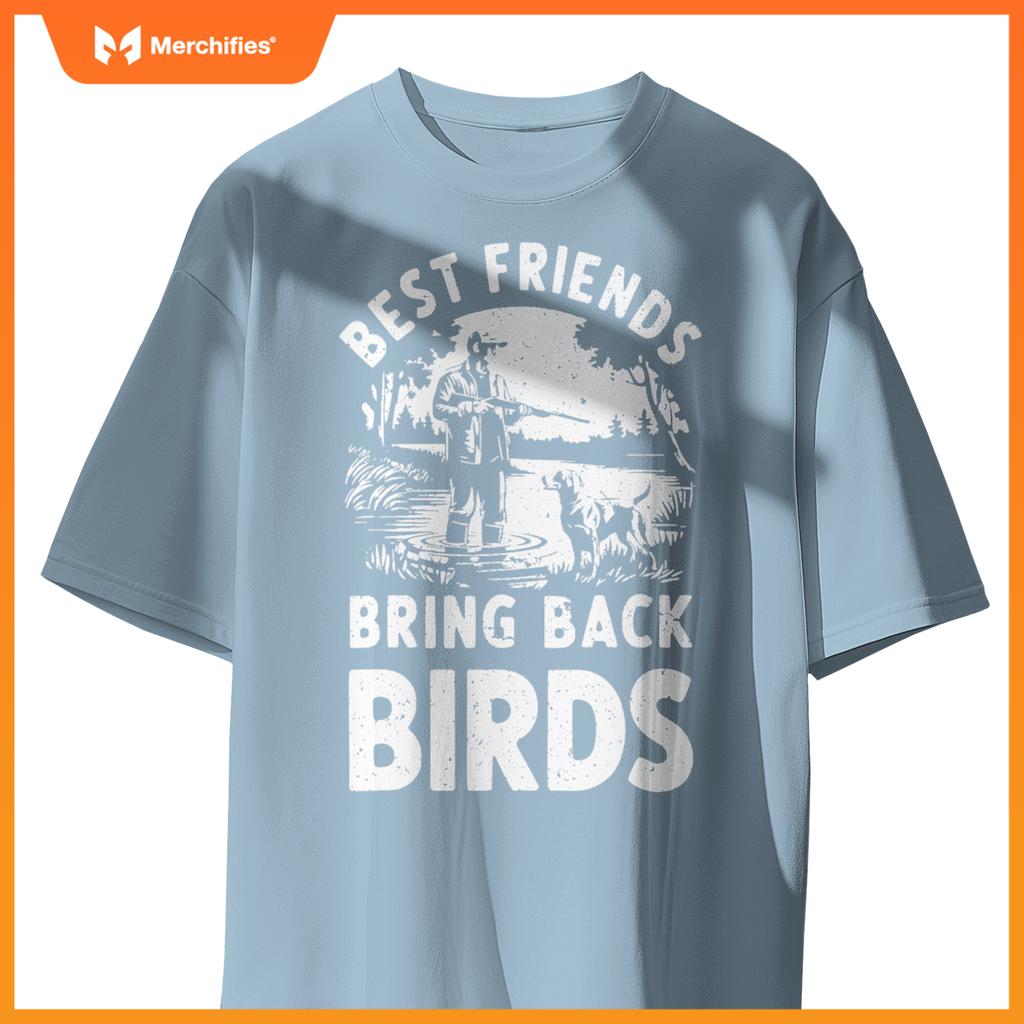 Duck Hunting Dog  Mens Mallard Hunter Waterfowl Patriot T-Shirt