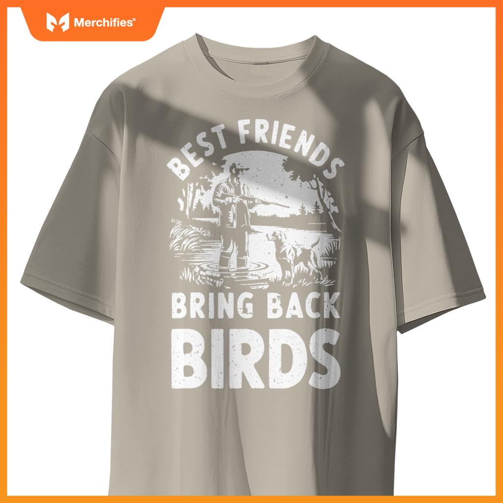 Duck Hunting Dog  Mens Mallard Hunter Waterfowl Patriot T-Shirt