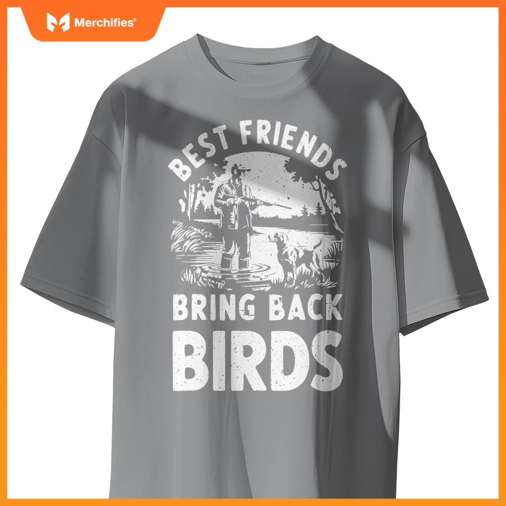 Duck Hunting Dog  Mens Mallard Hunter Waterfowl Patriot T-Shirt