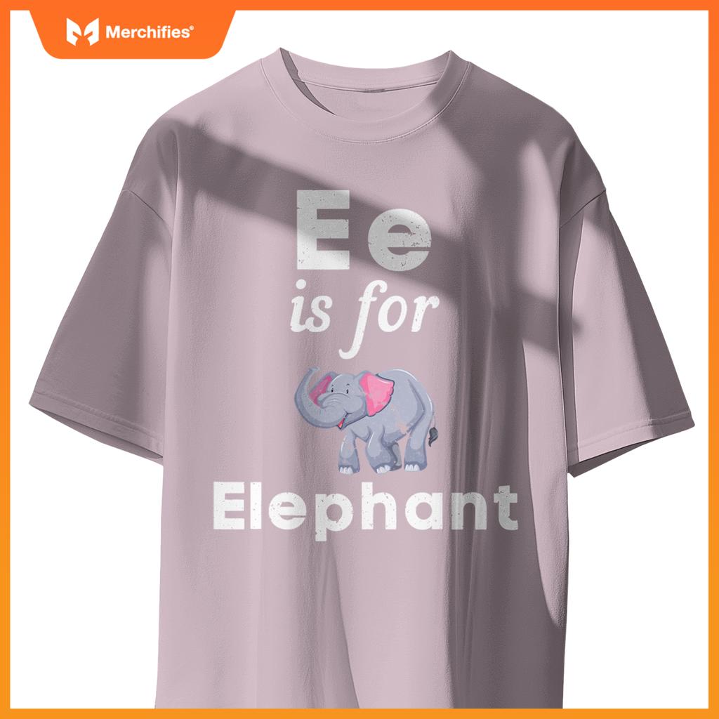 E is  elephant pre-school kindergarten teacher student