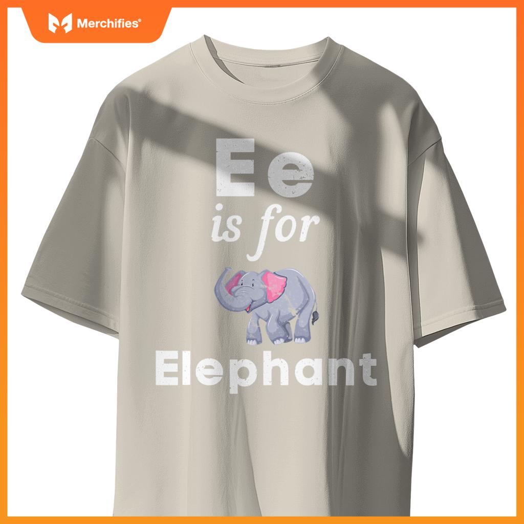 E is  elephant pre-school kindergarten teacher student