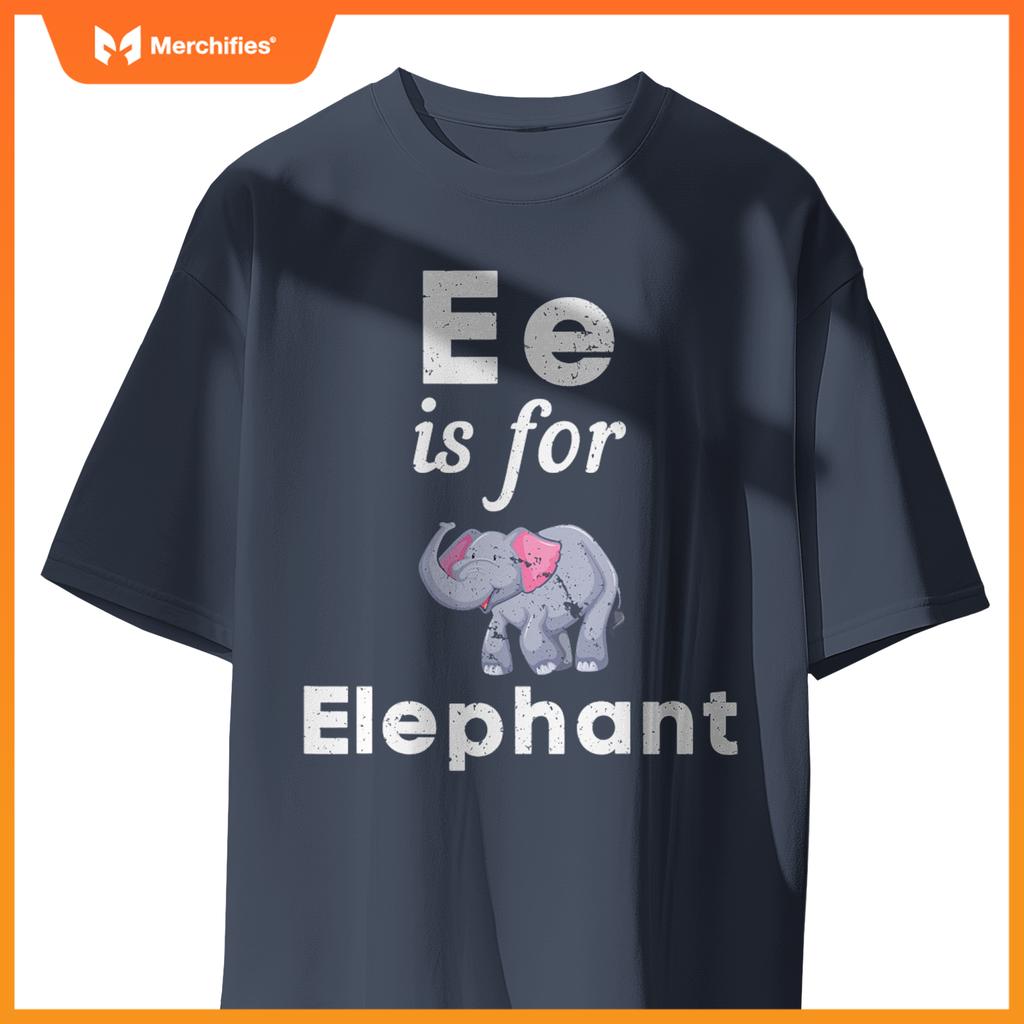 E is  elephant pre-school kindergarten teacher student