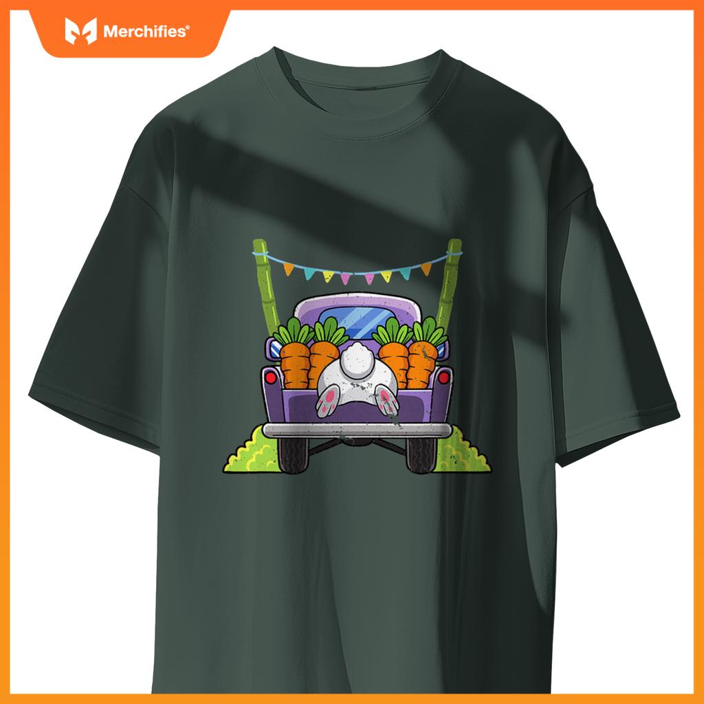 Easter Bunny Egg Hunting Truck Easter Sunday Rabbit T-Shirt